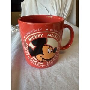 Walt Disney World Mickey Mouse Mug The Leader of the Club Coffee Cup